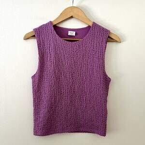 Abercrombie & Fitch Bubble Knit Tank Sz M